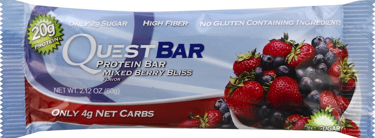 slide 5 of 6, Quest Mixed Berry Protein Bar, 2.12 oz