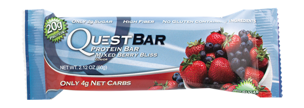 slide 1 of 6, Quest Mixed Berry Protein Bar, 2.12 oz