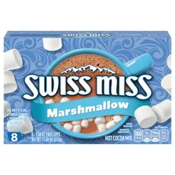 Swiss Miss Chocolate Hot Cocoa Mix With Marshmallows, 8 Count Hot Cocoa Packets