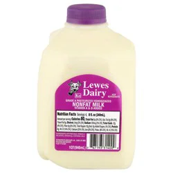 Lewes Dairy Nonfat Milk 1 qt