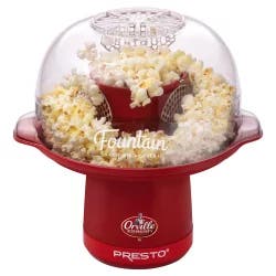 Presto Orville Redenbacher's Fountain Hot Air Popper, Red- 04868