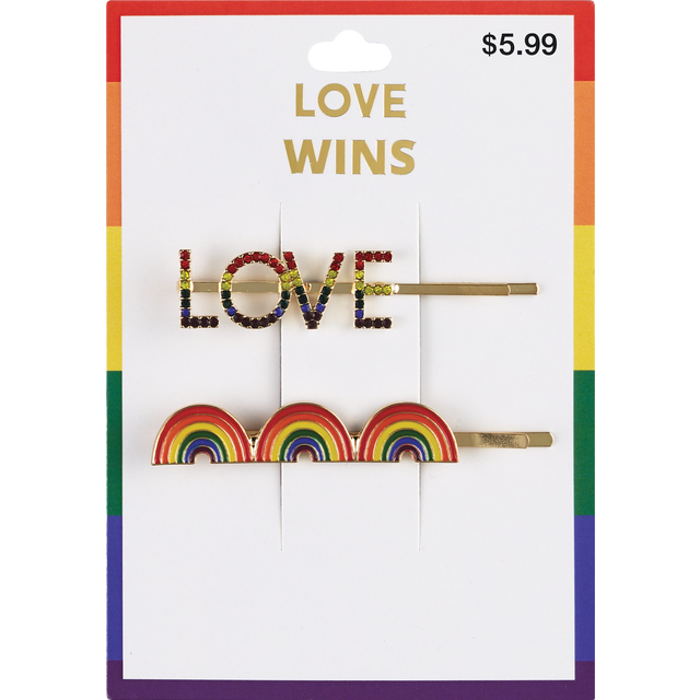 slide 1 of 1, 2 Pc Bbbypnhair Glass Love, 2 ct