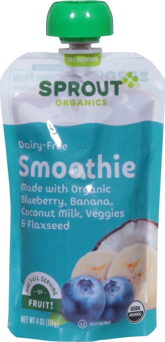 slide 8 of 9, Sprout Organics Dairy-Free 12+ Months Smoothie 4 oz, 4 oz