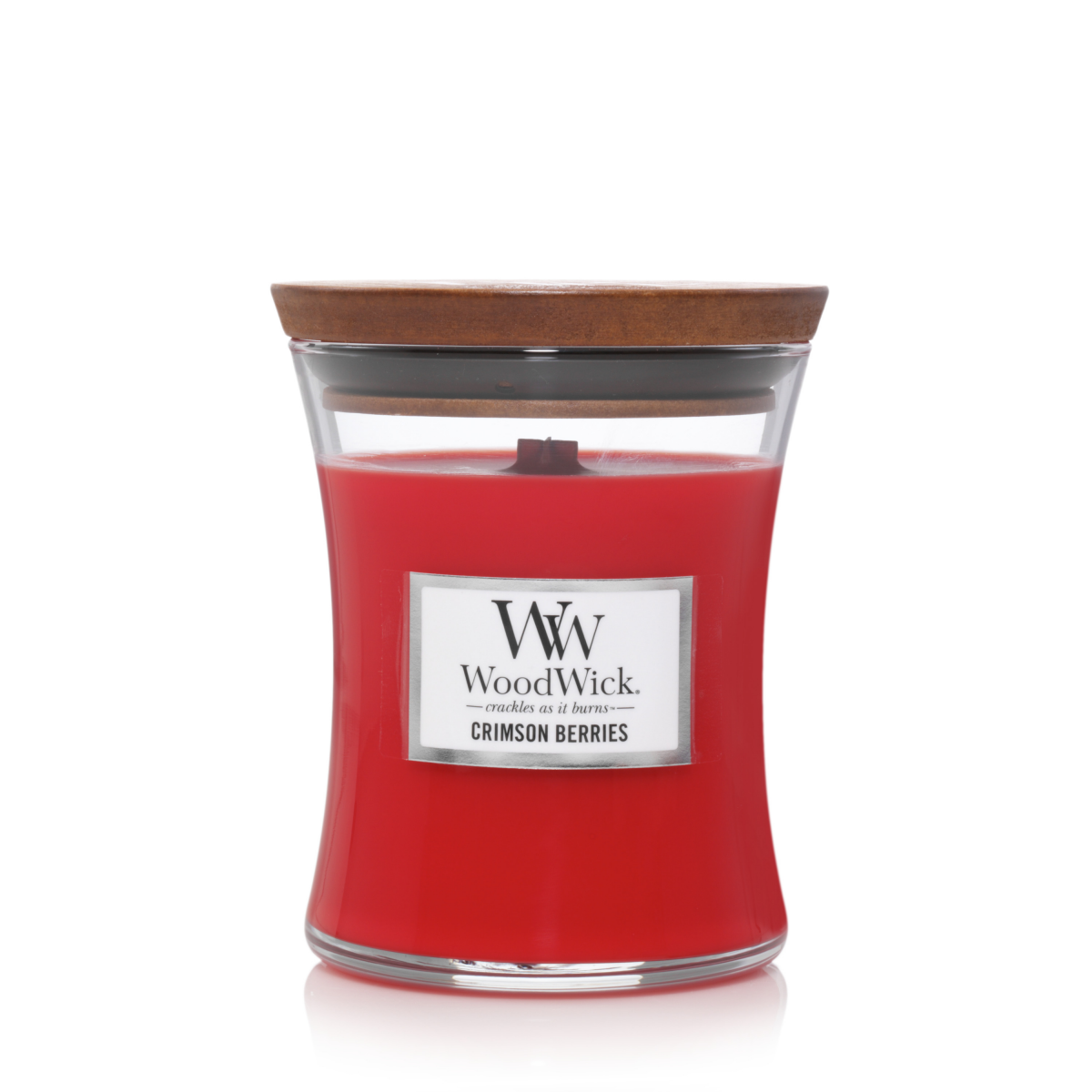 slide 1 of 9, Woodwick Candle Medium Jar Crimson Berries, 10.5 oz