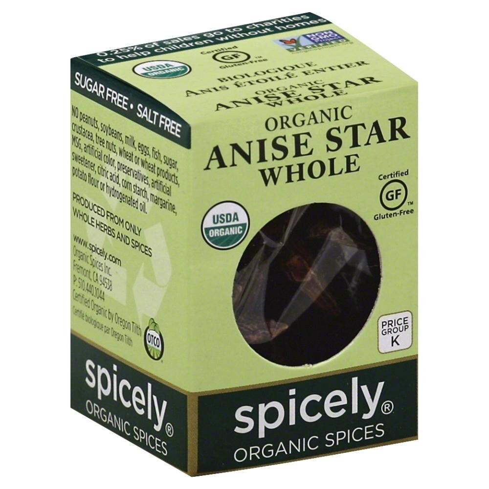 slide 1 of 4, Spicely Organic Spices Anise Star 0.1 oz, 0.1 oz