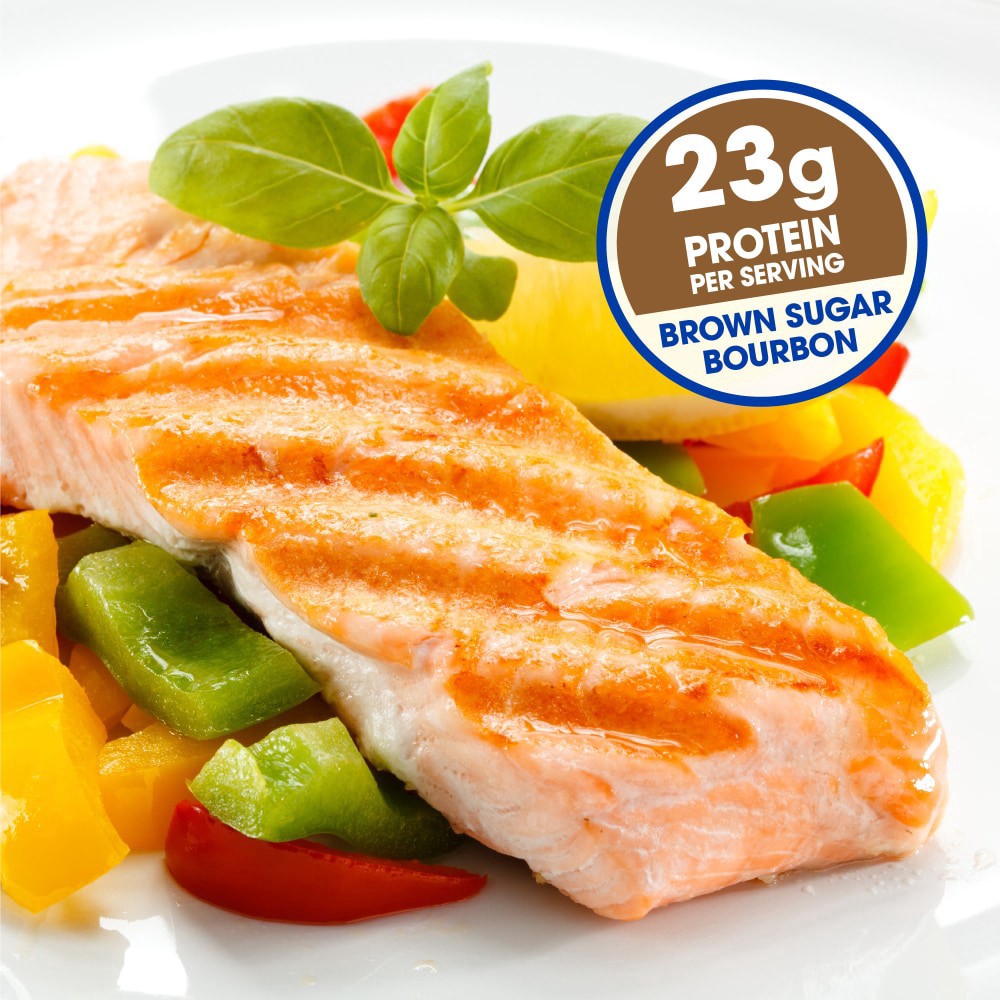 slide 5 of 5, Kroger Atlantic Brown Sugar Bourbon Seasoned Salmon, 8 oz