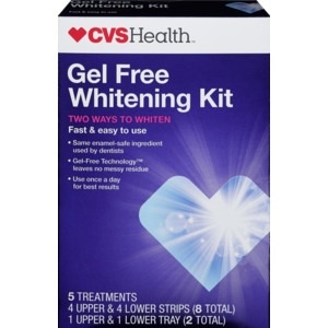slide 1 of 1, CVS Health Gel Free Whitening Kit, 5 ct