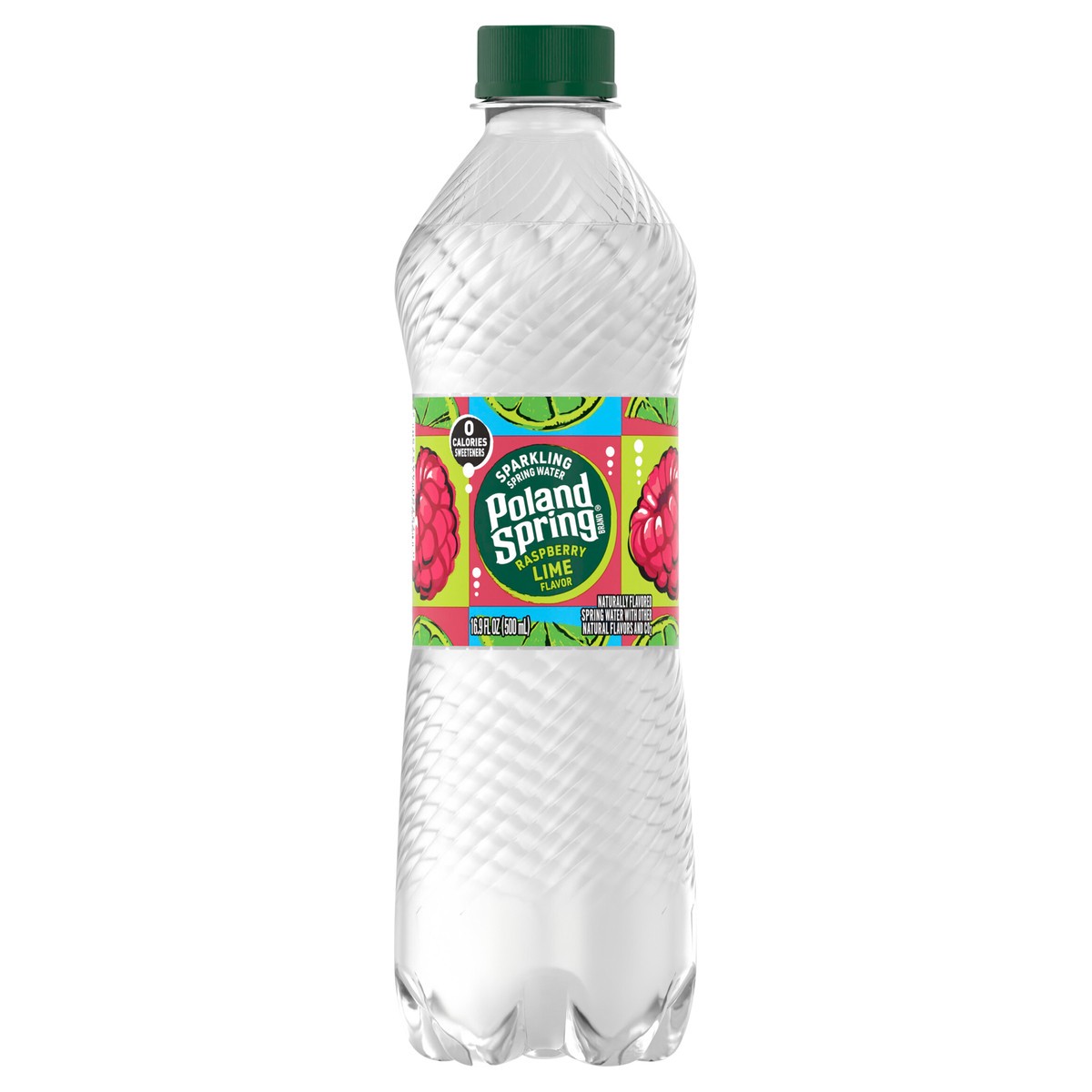 slide 9 of 9, Poland Spring Sparkling Water, Raspberry Lime- 16.9 fl oz, 16.9 fl oz