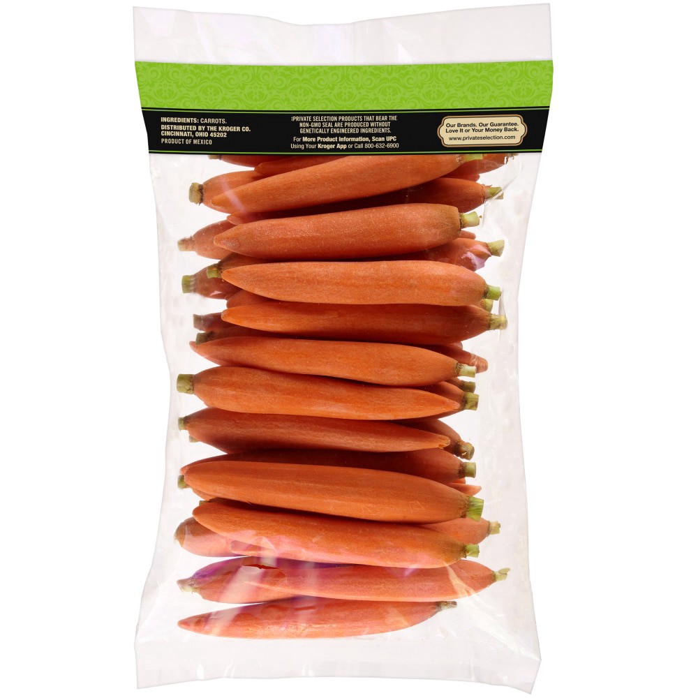 slide 2 of 2, Private Selection Hand Peeled Baby Carrots, 32 oz