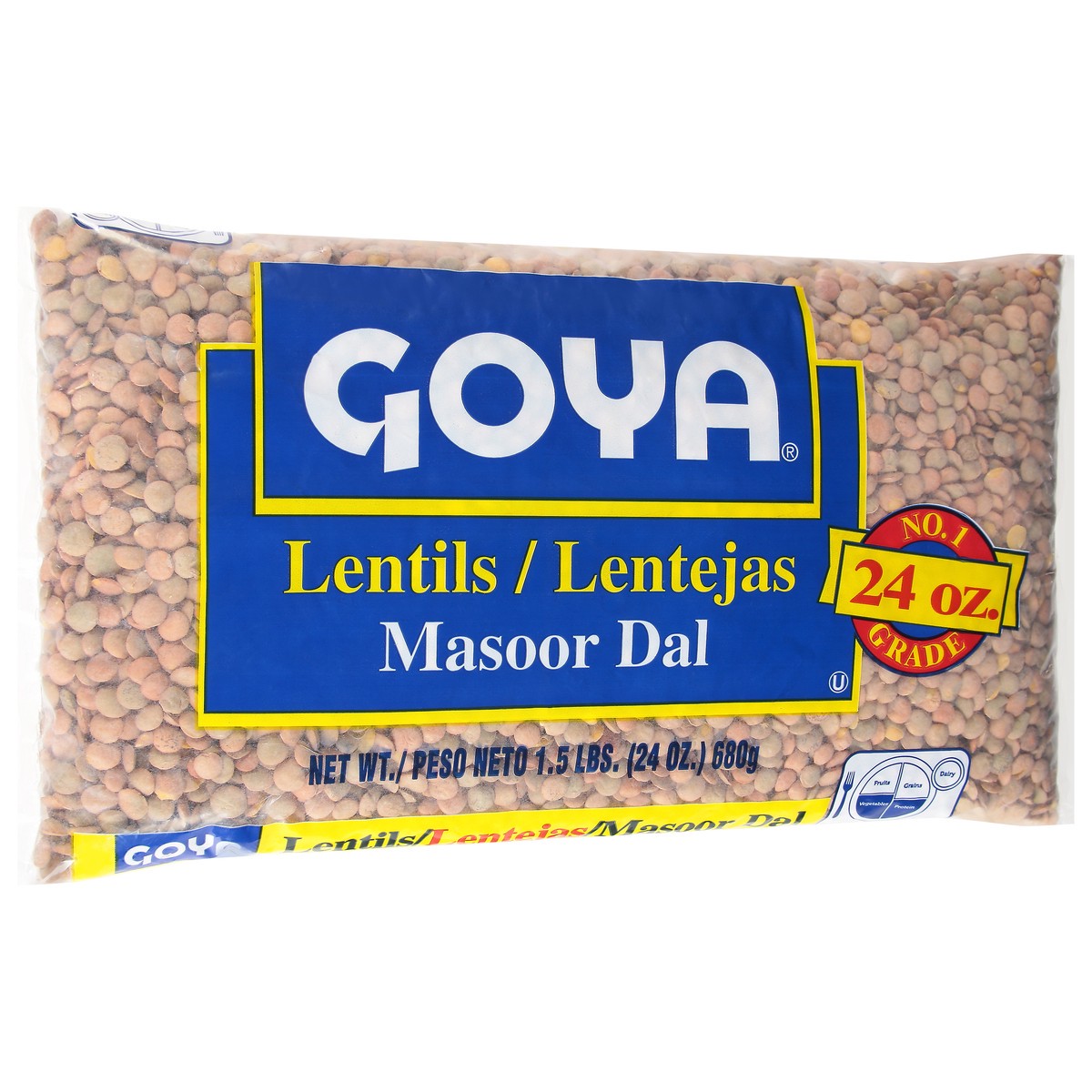 slide 4 of 9, Goya Masoor Dal Lentils 24 oz, 24 oz