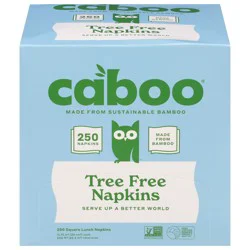 Caboo Tree Free Square Lunch Napkins 250 ea