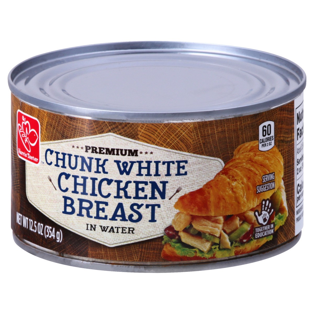 slide 3 of 10, Harris Teeter White Chicken, 12.5 oz