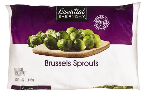 slide 1 of 1, Essential Everyday Frozen Brussel Sprouts, 16 oz