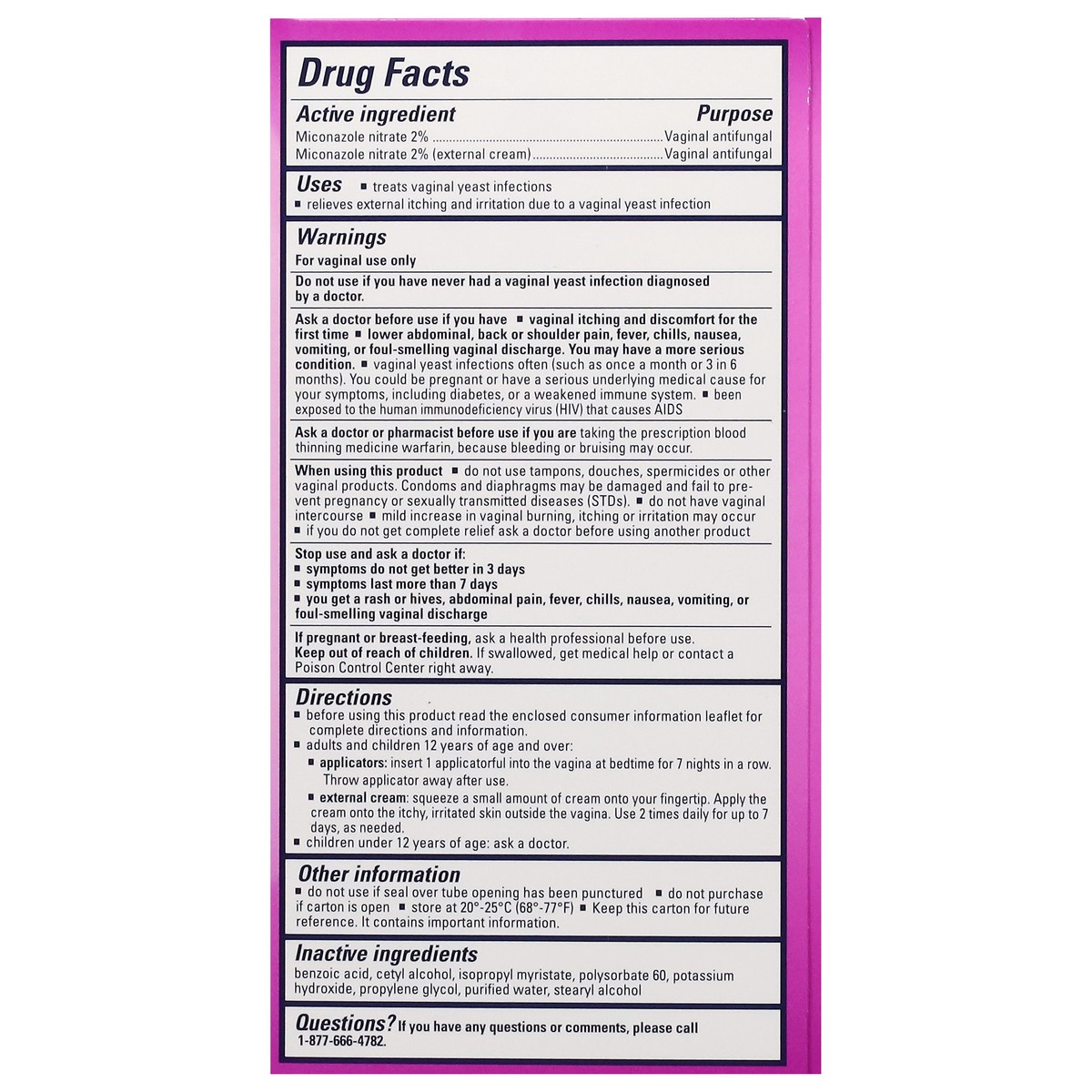 slide 3 of 16, Monistat 7 7-Day Treatment Cream Vaginal Antifungal Combination Pack 1 Kit, 1 ct