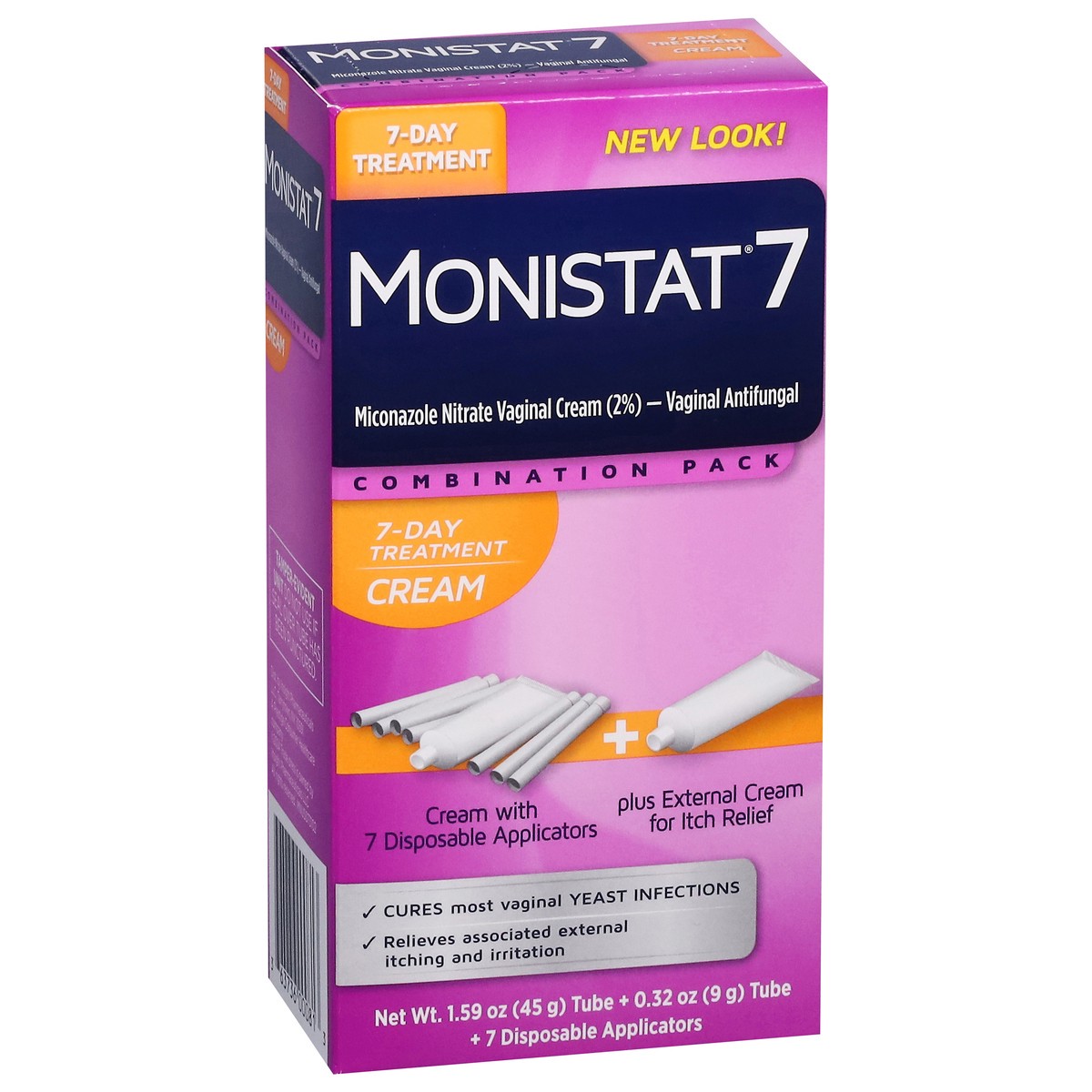 slide 6 of 16, Monistat 7 7-Day Treatment Cream Vaginal Antifungal Combination Pack 1 Kit, 1 ct