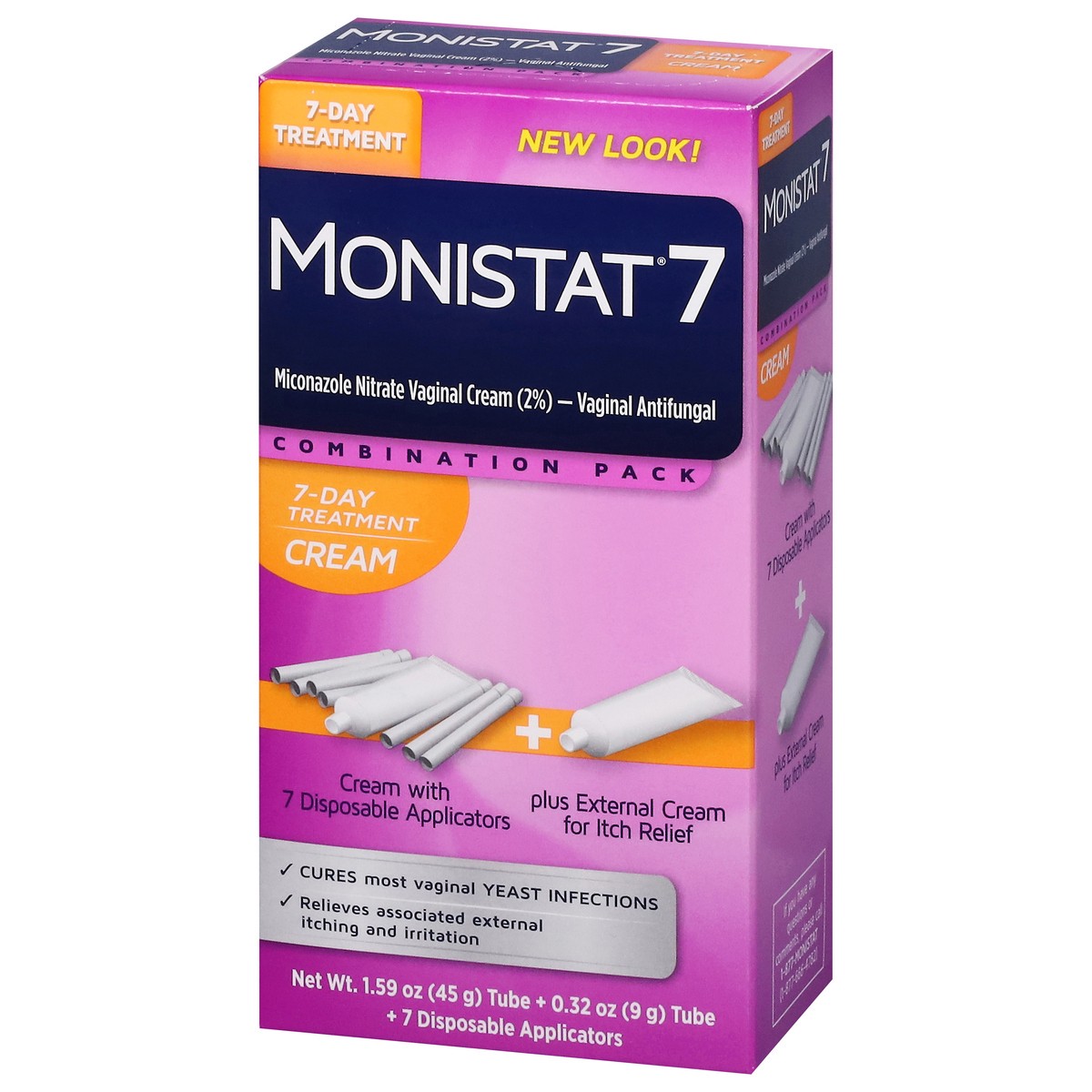 slide 13 of 16, Monistat 7 7-Day Treatment Cream Vaginal Antifungal Combination Pack 1 Kit, 1 ct