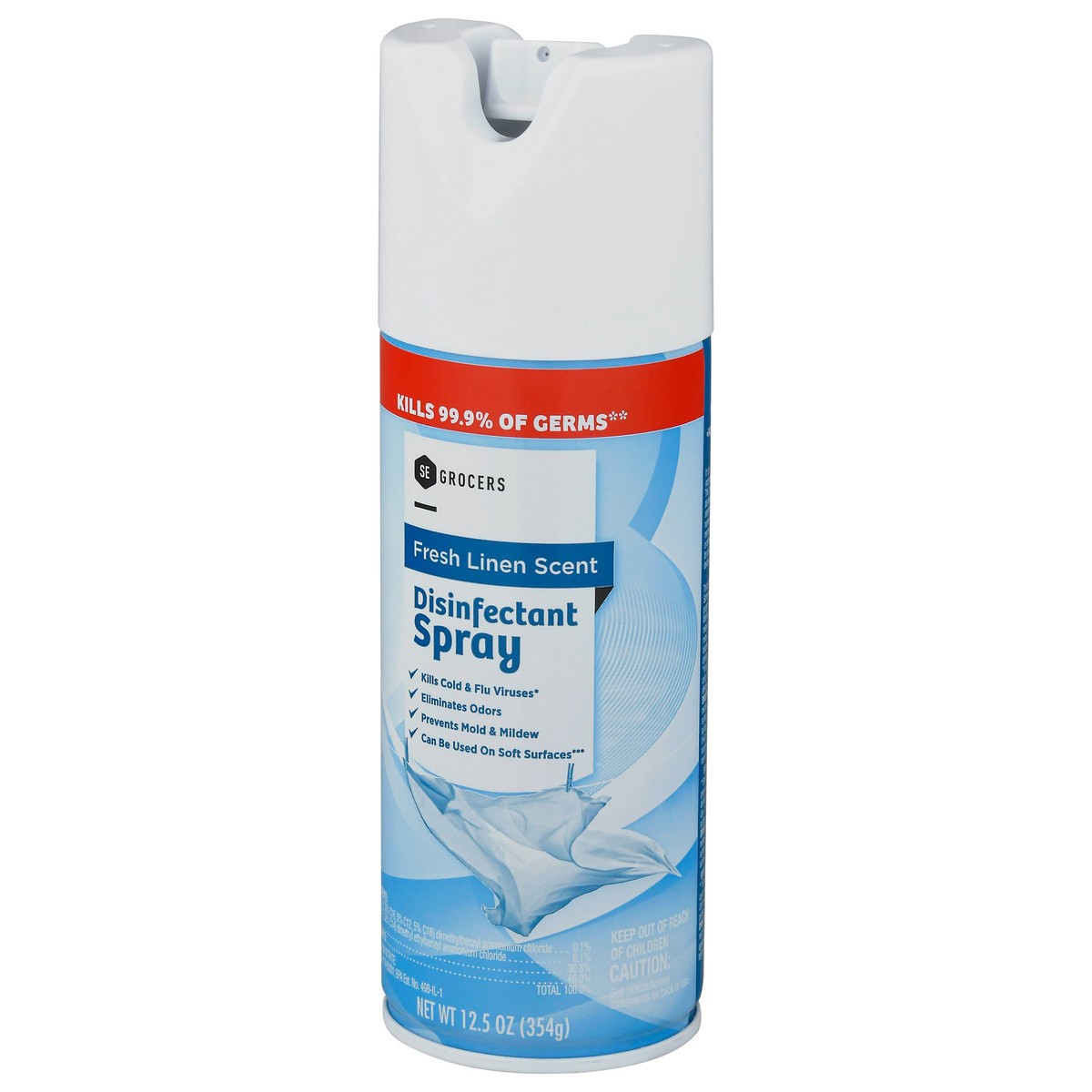 slide 3 of 9, Se Grocers Disinfect Spry Frsh Linen, 12.5 oz