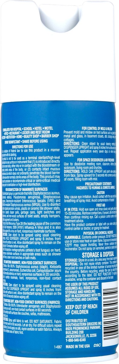 slide 8 of 9, Se Grocers Disinfect Spry Frsh Linen, 12.5 oz