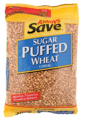 slide 1 of 1, Always Save Sugar Puffed Wheat Cereal, 32 oz