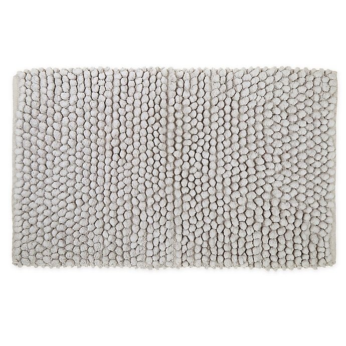 slide 1 of 1, Haven Pebble Bath Rug - Harbor Mist'', 24 in x 34 in