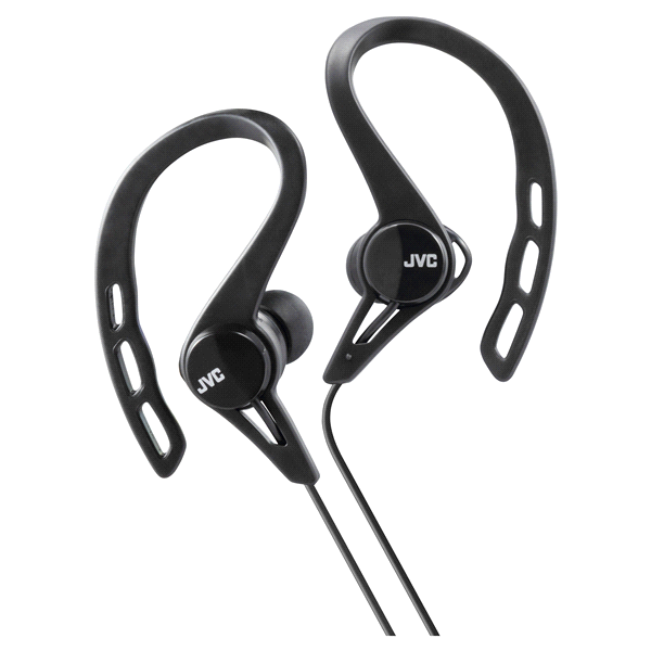 slide 1 of 2, JVC Pivot Motion Sport In-Ear Headphones, Black, 1 ct