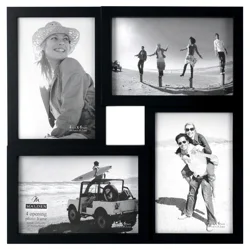 Malden 4-Opening Photo Frame - Black