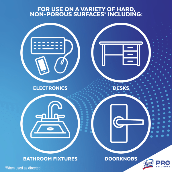 slide 5 of 10, Lysol® Disinfecting Wipes, Lemon Lime Blossom Scent, 80 Wipes Per Canister, Carton Of 6 Canisters, 2 ct