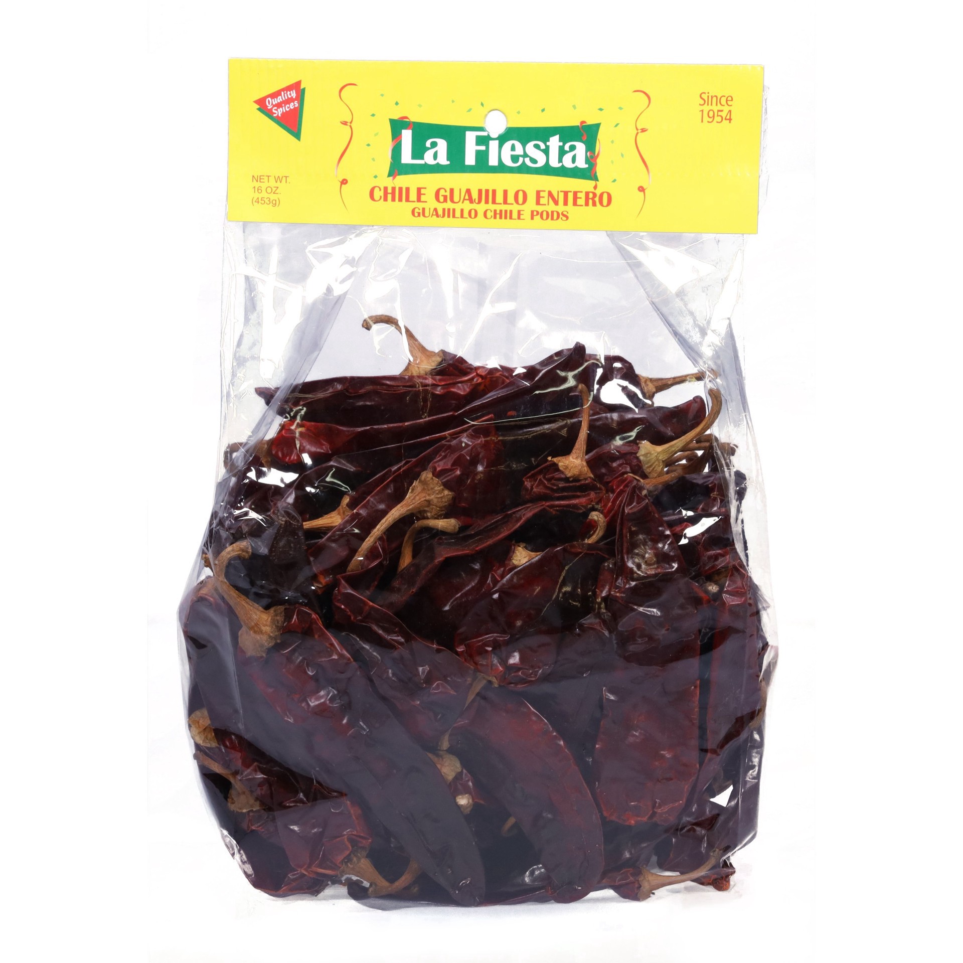 slide 1 of 1, La Fiesta Guajillo Chile Pods, 16 oz