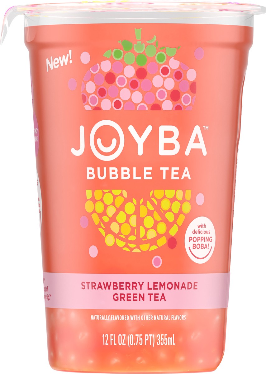 slide 6 of 7, JOYBA Strawberry Lemonade Green Tea Bubble Tea 12 fl oz, 1 ct