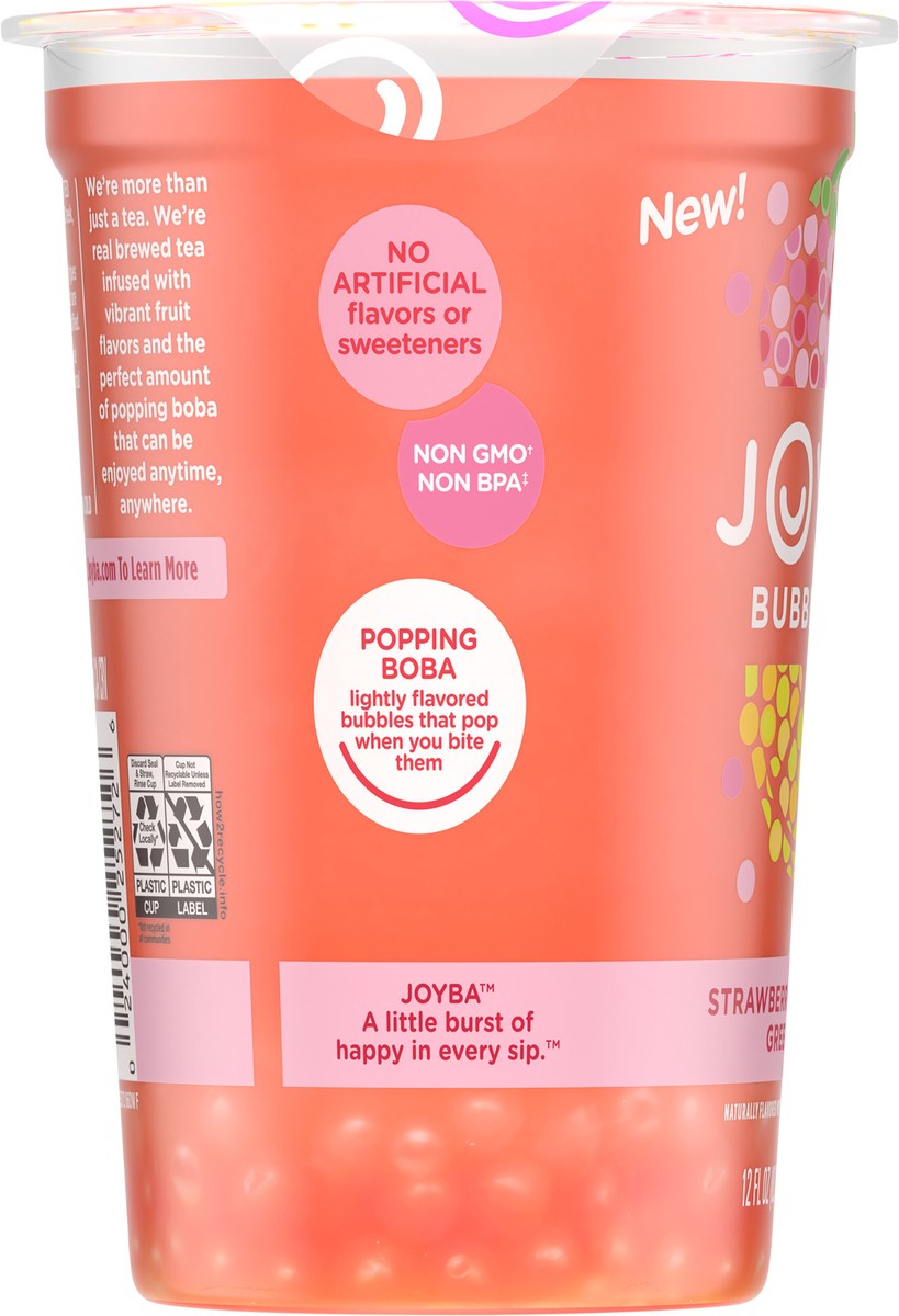 slide 4 of 7, JOYBA Strawberry Lemonade Green Tea Bubble Tea 12 fl oz, 1 ct