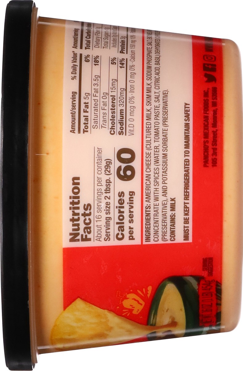 slide 10 of 13, Pancho's Chipotle Queso 16 oz, 16 oz