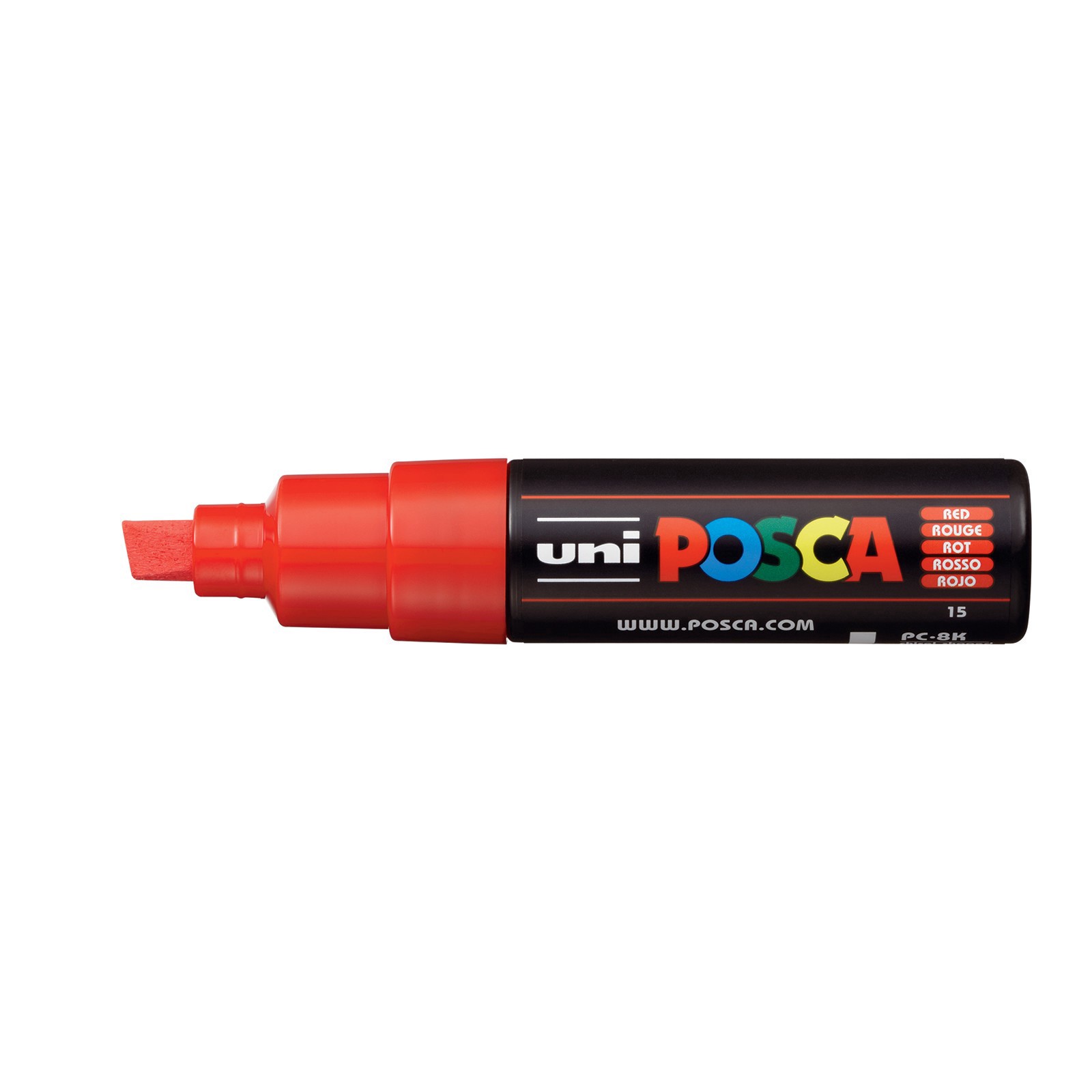 slide 3 of 4, Uni Posca Pc-8k Broad Chisel Tip Paint Marker, 8 mm