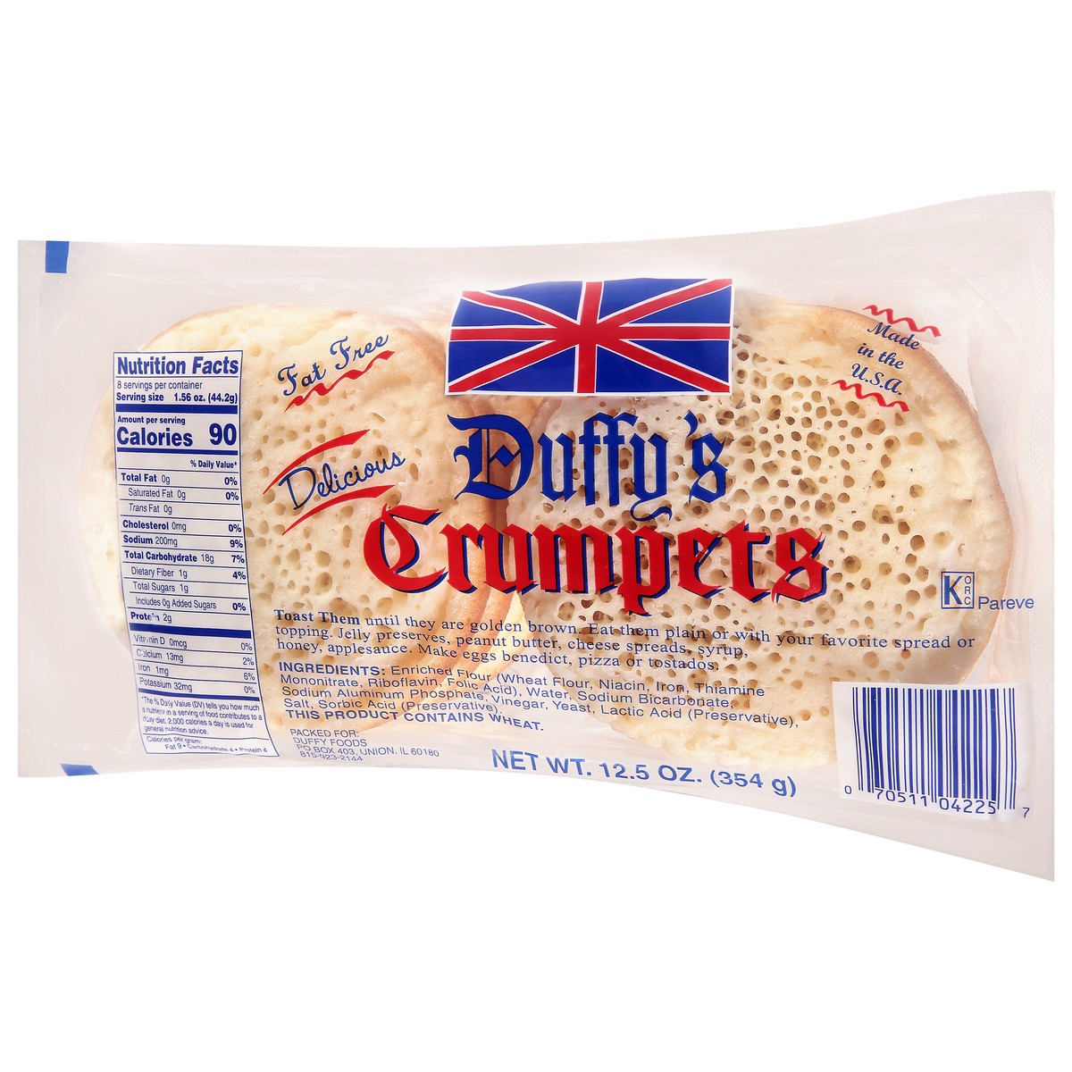 slide 6 of 11, Duffy's Crumpets, 12.5 oz