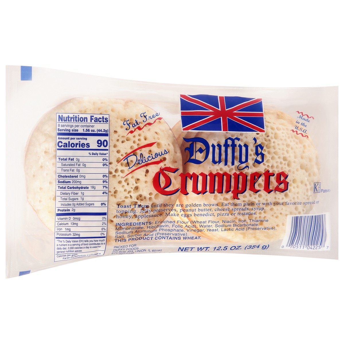 slide 7 of 11, Duffy's Crumpets, 12.5 oz