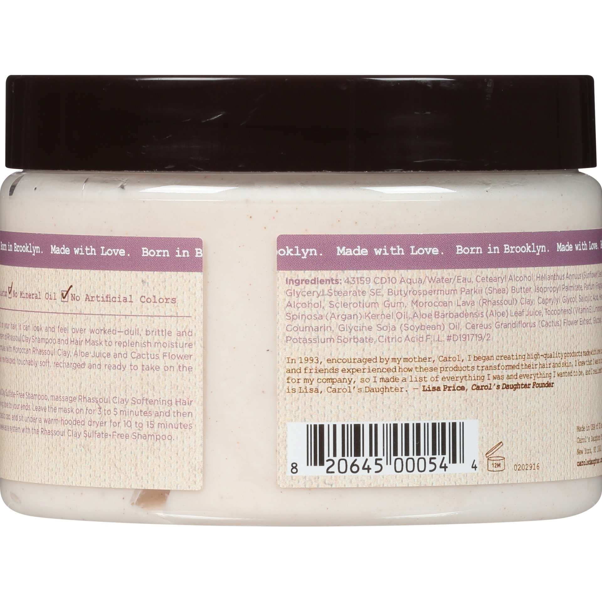 Carol's Daughter Rhassoul Clay Softening Hair Mask 12 oz Shipt