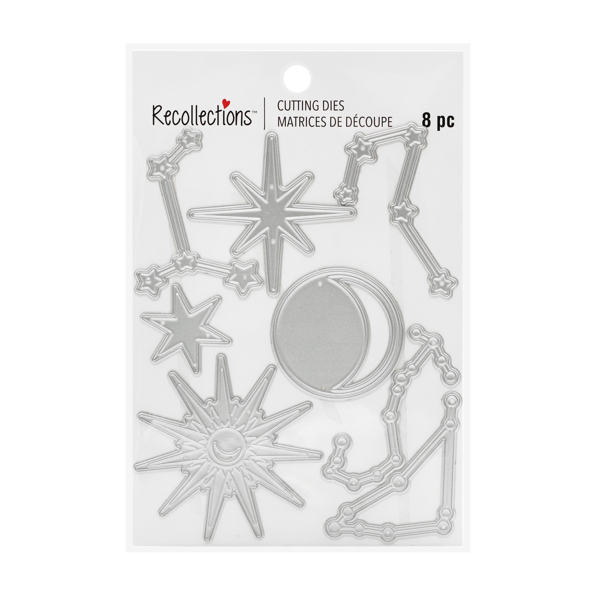 slide 3 of 5, Constellations Cutting Die Set By Recollections, 2 stars