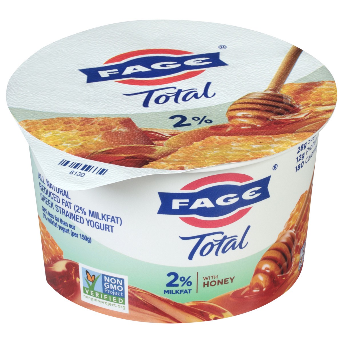 slide 2 of 9, Fage Total Greek Total 2% Greek Yogurt With Honey, 5.3 fl oz