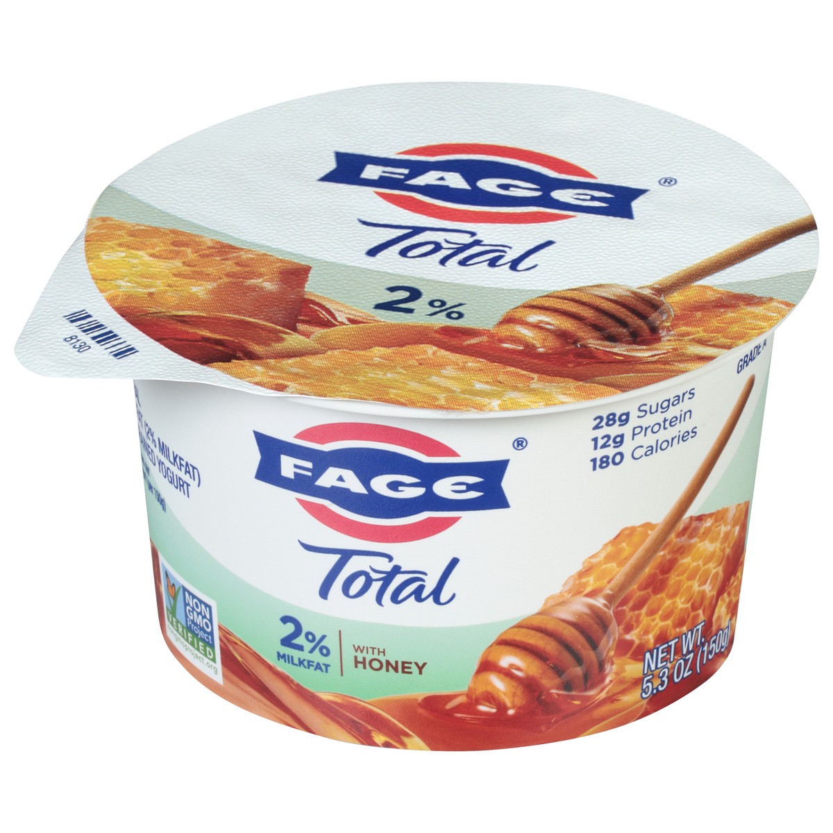 slide 3 of 9, Fage Total Greek Total 2% Greek Yogurt With Honey, 5.3 fl oz