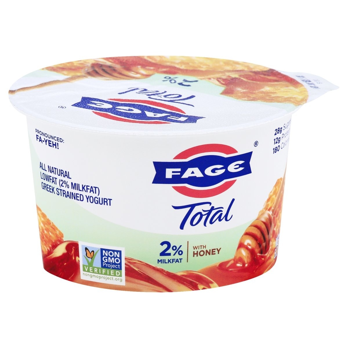 Fage Total 2 Greek Yogurt with Honey 5.3 oz Shipt