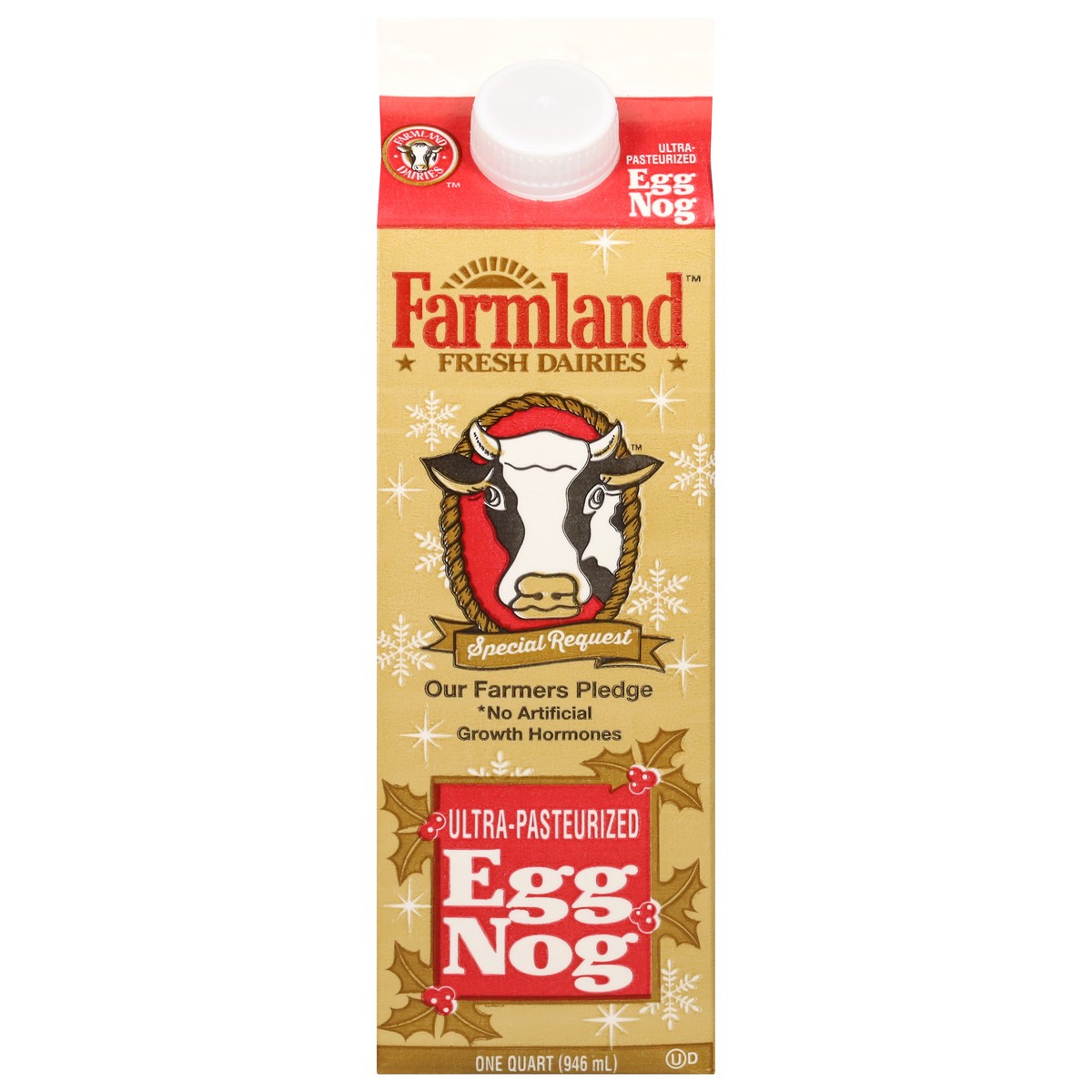 slide 9 of 13, Farmland Egg Nog 1 qt, 1 qt