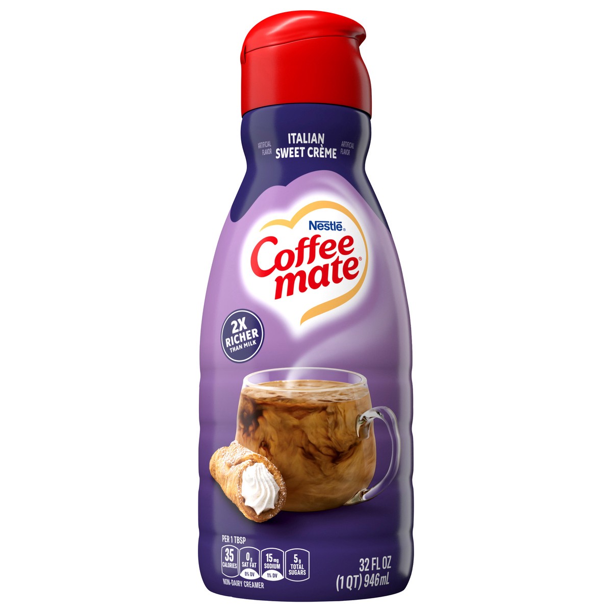 slide 1 of 3, Coffee-Mate Nestle Coffee Mate Italian Sweet Creme Liquid Coffee Creamer 32 fl oz., 32 oz