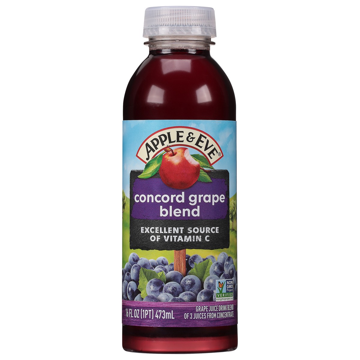 slide 1 of 9, Apple & Eve Concord Grape Blend Juice - 16 fl oz, 16 fl oz