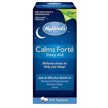 slide 1 of 1, Hyland's Calms Forte Sleep Aid (Tablets), 100 ct