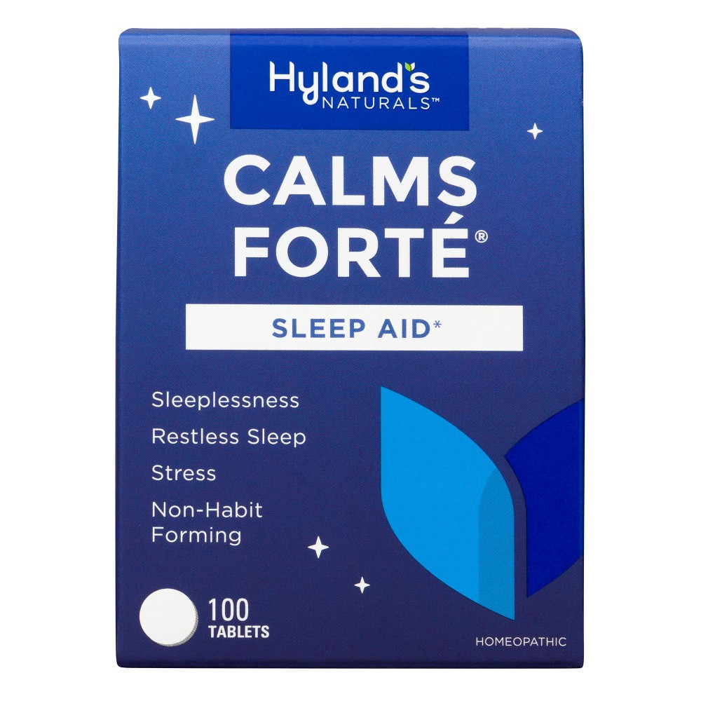 slide 1 of 1, Hyland's Calms Forte Sleep Aid (Tablets), 100 ct