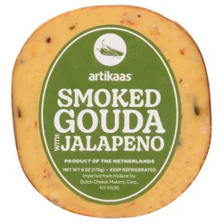 Artikaas Smoked Jalapeno Gouda Cheese - 6 oz