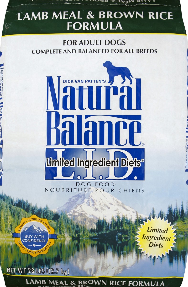 slide 1 of 8, Natural Balance Dog Food 28 lb, 28 lb