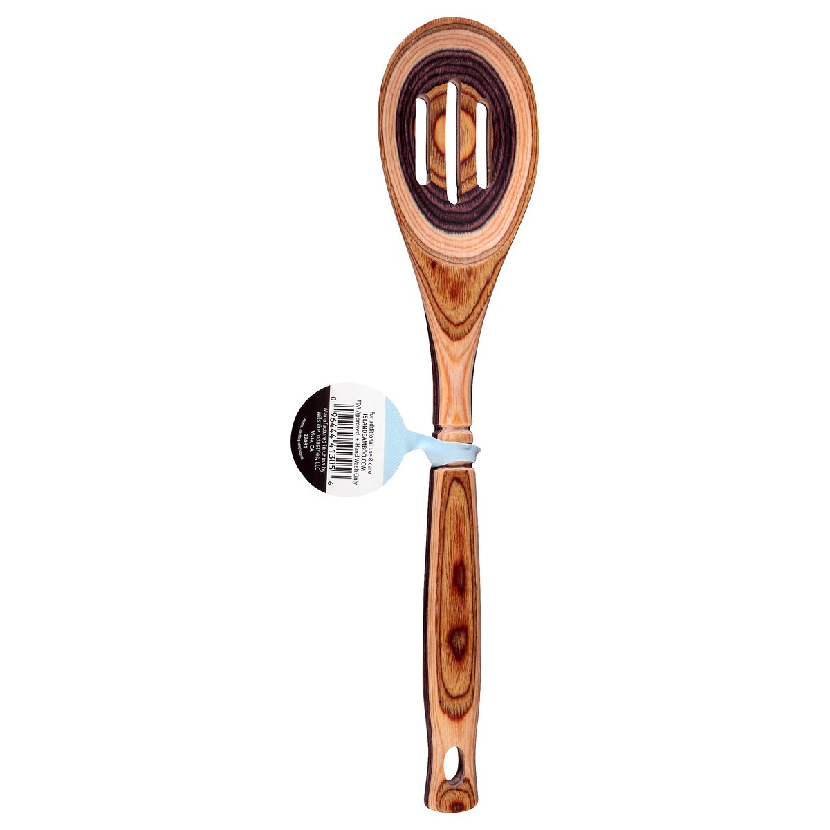 slide 4 of 11, Island Bamboo Pakkawood Slotted Spoon Natural, 1 ct