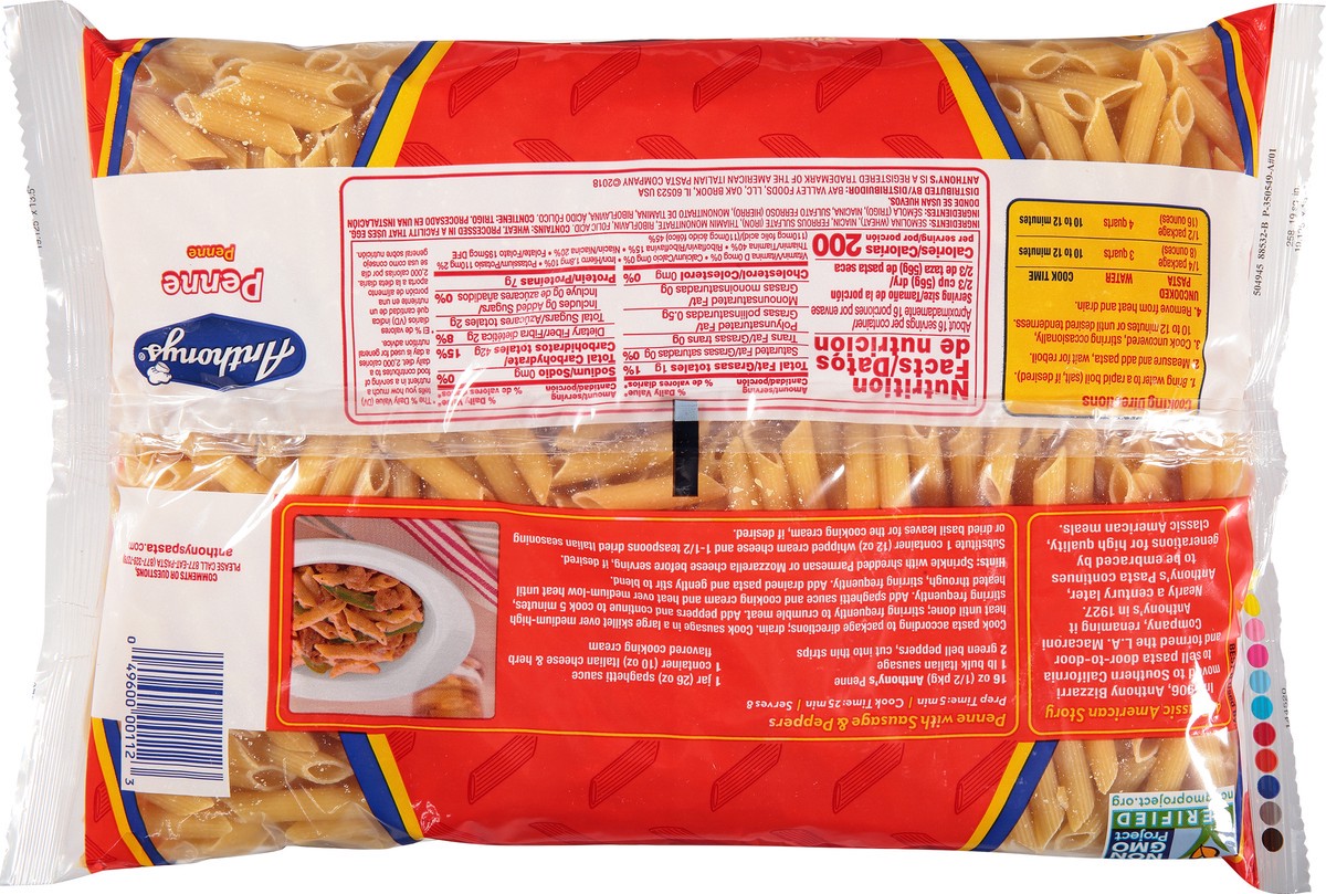 slide 2 of 14, Anthony's Penne 32 oz, 32 oz