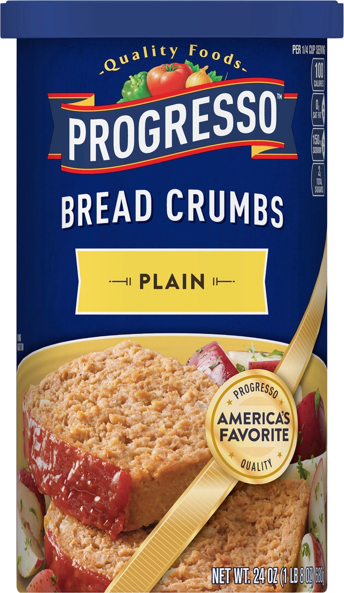 slide 13 of 13, Progresso Plain Bread Crumbs, 24 oz, 24 oz