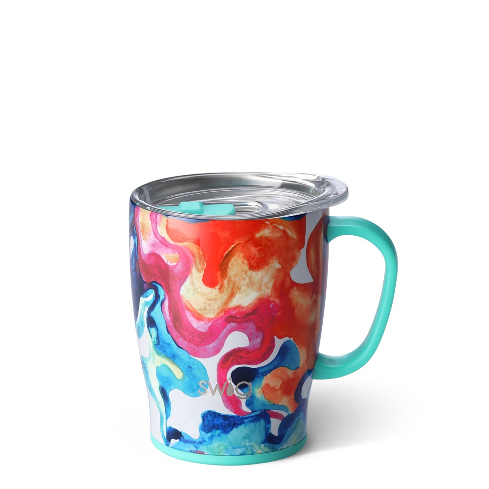 slide 1 of 1, Swig Color Swirl Mug, 18 oz